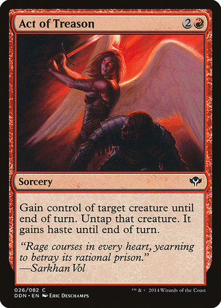 Act of Treason [Duel Decks: Speed vs. Cunning] | Jomio and Rueliete's Cards and Comics