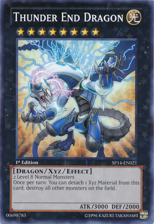 Thunder End Dragon [SP14-EN021] Starfoil Rare | Jomio and Rueliete's Cards and Comics