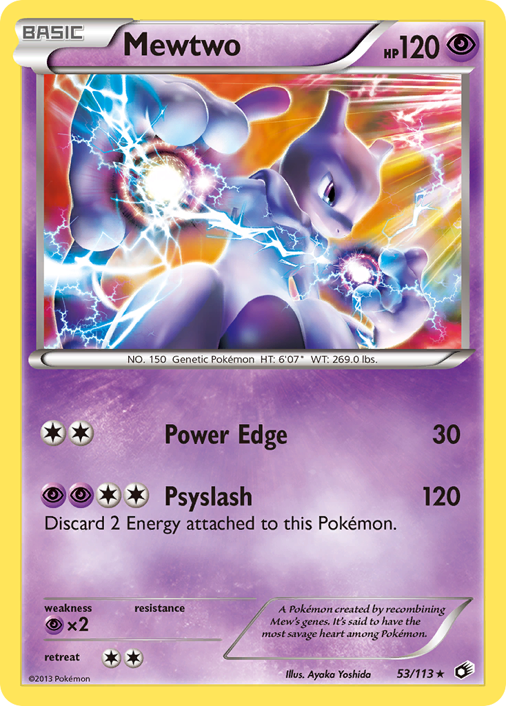 Mewtwo (53/113) [Black & White: Legendary Treasures] | Jomio and Rueliete's Cards and Comics