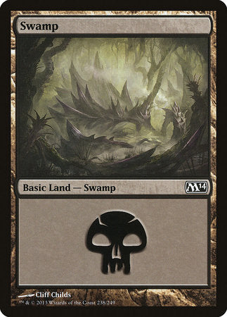 Swamp (238) [Magic 2014] | Jomio and Rueliete's Cards and Comics