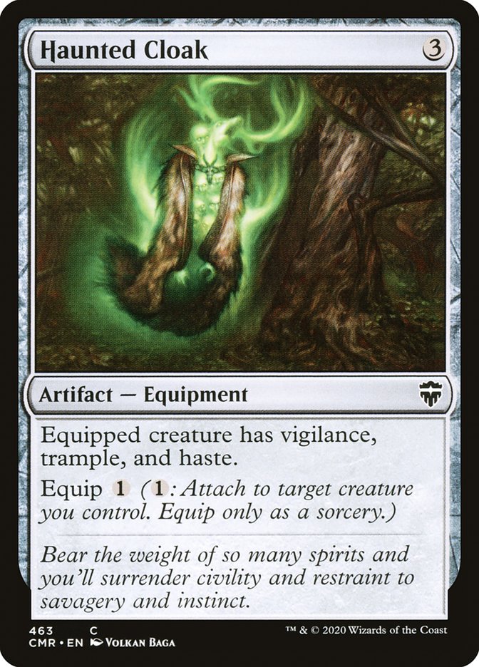 Haunted Cloak (463) [Commander Legends] | Jomio and Rueliete's Cards and Comics