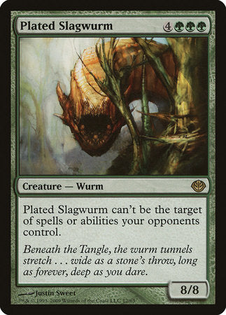 Plated Slagwurm [Duel Decks: Garruk vs. Liliana] | Jomio and Rueliete's Cards and Comics