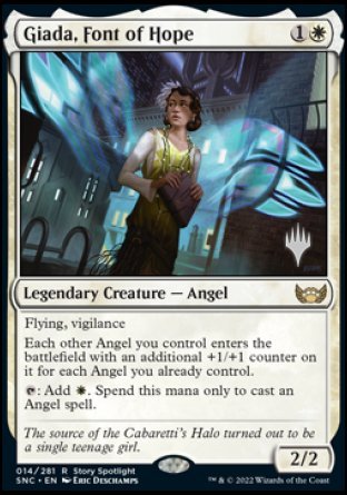 Giada, Font of Hope (Promo Pack) [Streets of New Capenna Promos] | Jomio and Rueliete's Cards and Comics