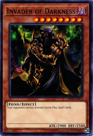 Invader of Darkness [OP08-EN013] Common | Jomio and Rueliete's Cards and Comics