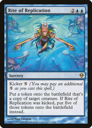 Rite of Replication [Zendikar] | Jomio and Rueliete's Cards and Comics