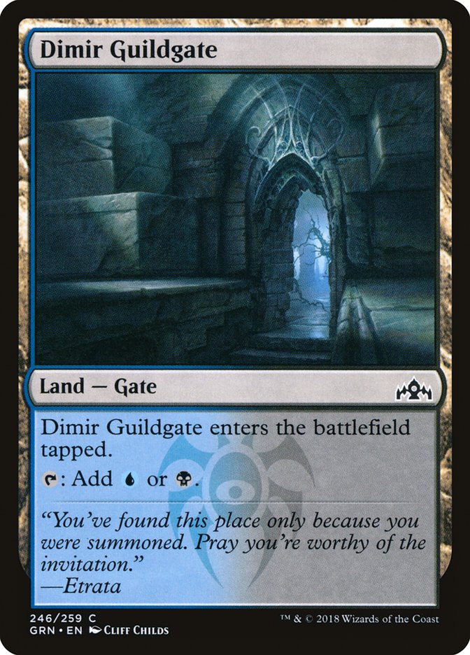 Dimir Guildgate (246/259) [Guilds of Ravnica] | Jomio and Rueliete's Cards and Comics