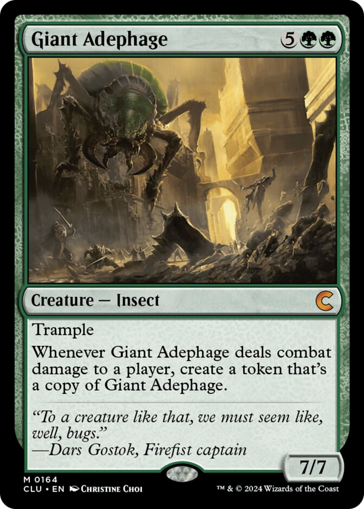 Giant Adephage [Ravnica: Clue Edition] | Jomio and Rueliete's Cards and Comics