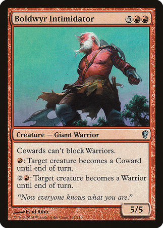 Boldwyr Intimidator [Conspiracy] | Jomio and Rueliete's Cards and Comics