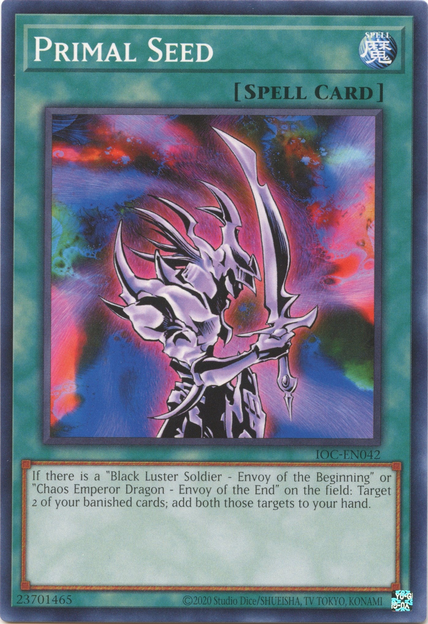 Primal Seed (25th Anniversary) [IOC-EN042] Common | Jomio and Rueliete's Cards and Comics