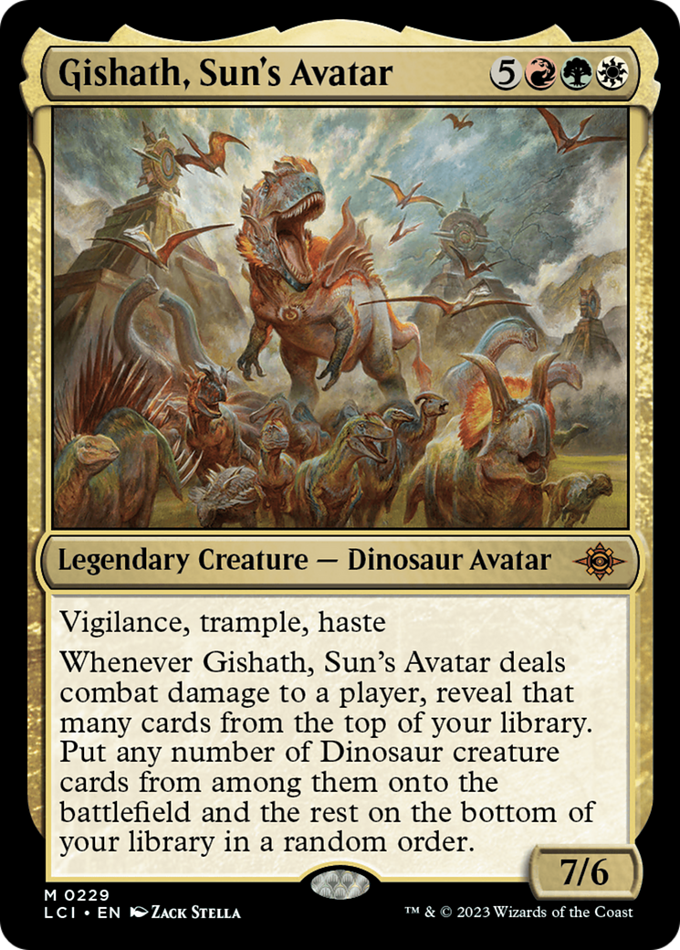 Gishath, Sun's Avatar [The Lost Caverns of Ixalan] | Jomio and Rueliete's Cards and Comics