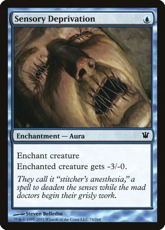 Sensory Deprivation [Innistrad] | Jomio and Rueliete's Cards and Comics