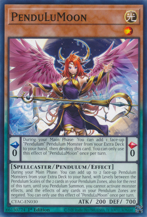 PenduLuMoon [CYAC-EN030] Common | Jomio and Rueliete's Cards and Comics