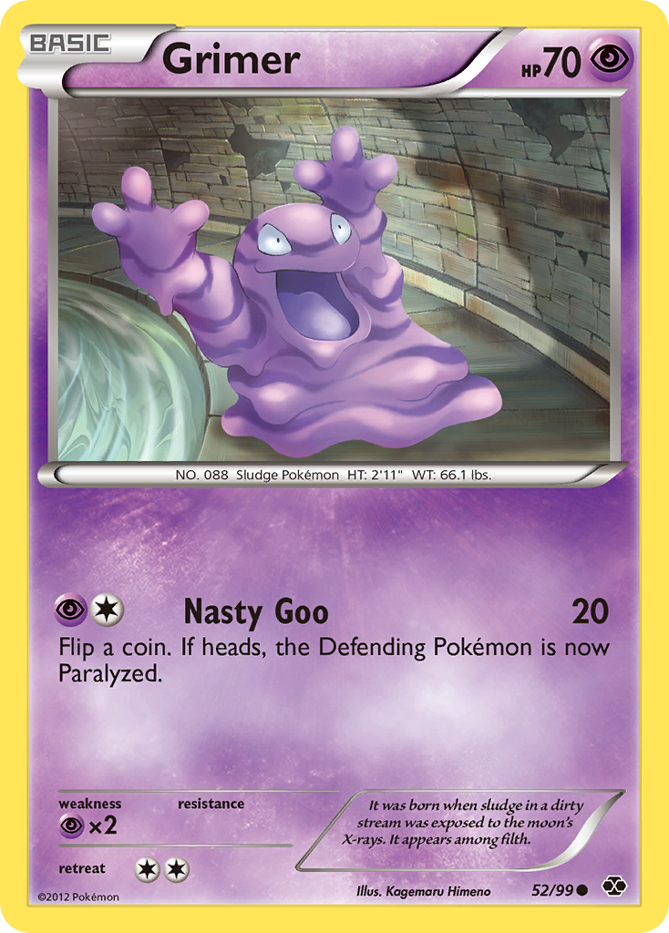 Grimer (52/99) [Black & White: Next Destinies] | Jomio and Rueliete's Cards and Comics