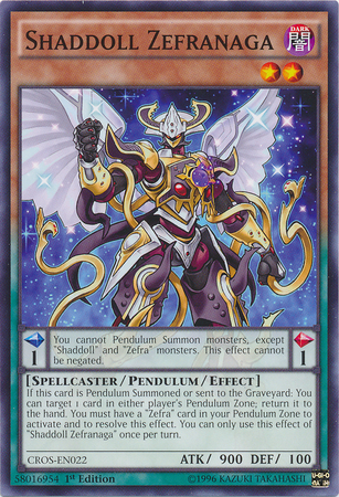 Shaddoll Zefranaga [CROS-EN022] Common | Jomio and Rueliete's Cards and Comics