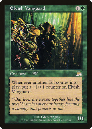 Elvish Vanguard [Onslaught] | Jomio and Rueliete's Cards and Comics