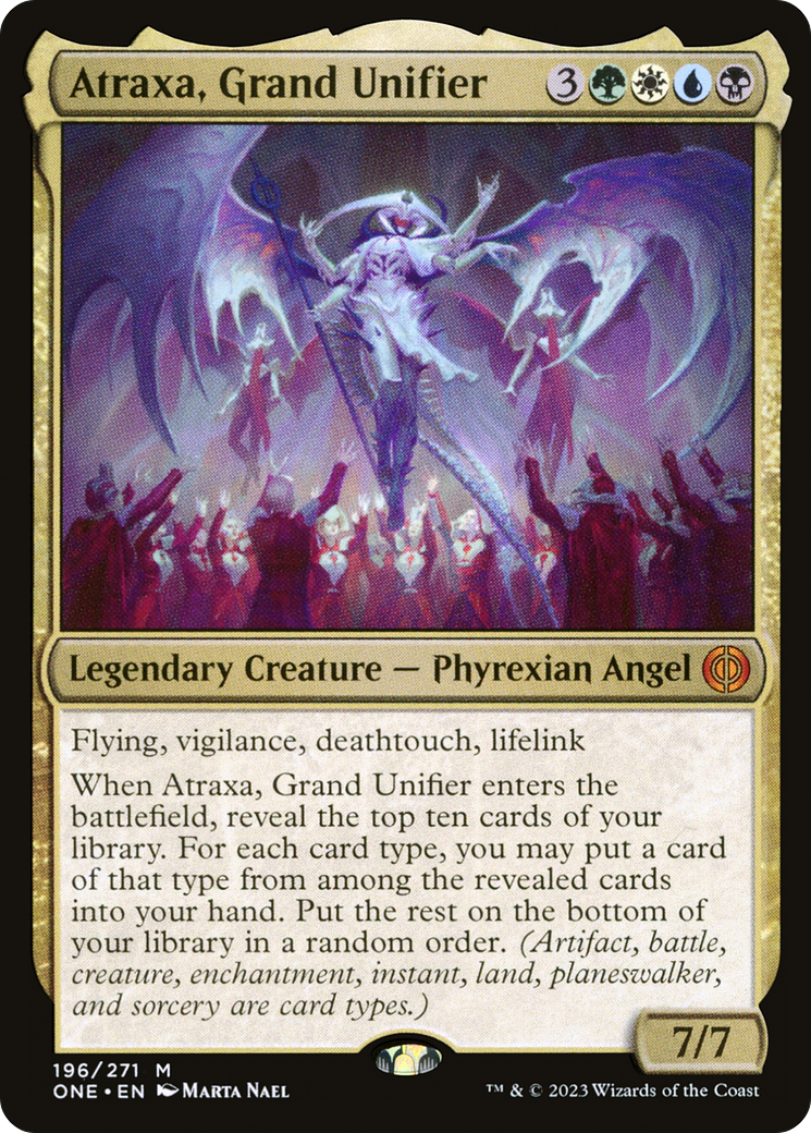 Atraxa, Grand Unifier [Phyrexia: All Will Be One] | Jomio and Rueliete's Cards and Comics