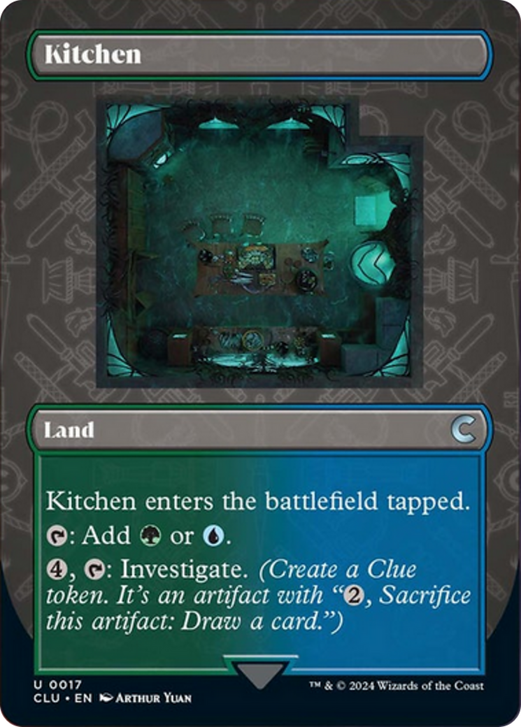 Kitchen (Borderless) [Ravnica: Clue Edition] | Jomio and Rueliete's Cards and Comics
