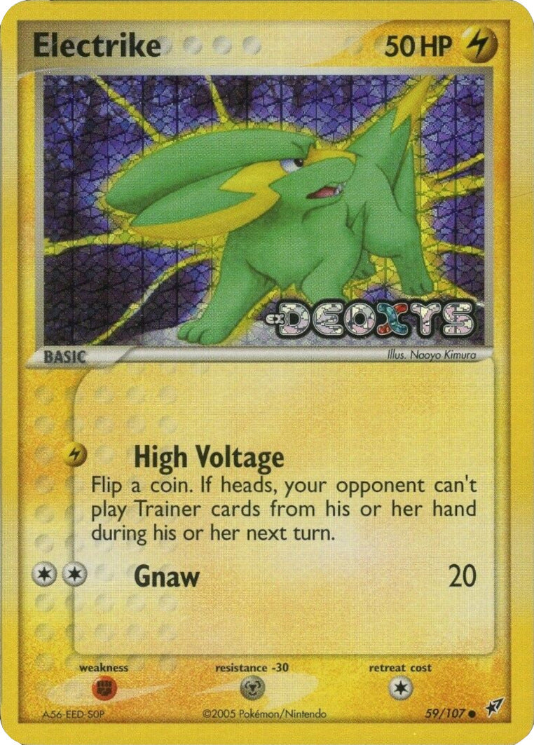 Electrike (59/107) (Stamped) [EX: Deoxys] | Jomio and Rueliete's Cards and Comics