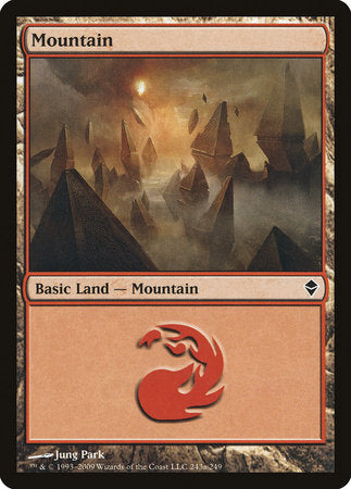 Mountain (243a) [Zendikar] | Jomio and Rueliete's Cards and Comics