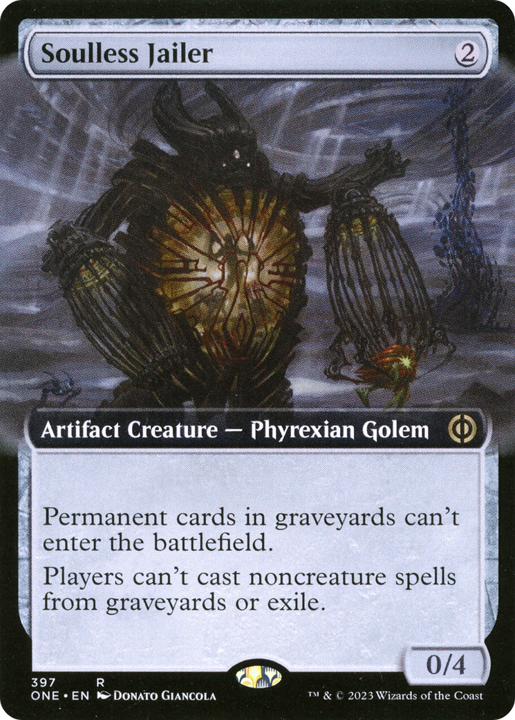 Soulless Jailer (Extended Art) [Phyrexia: All Will Be One] | Jomio and Rueliete's Cards and Comics