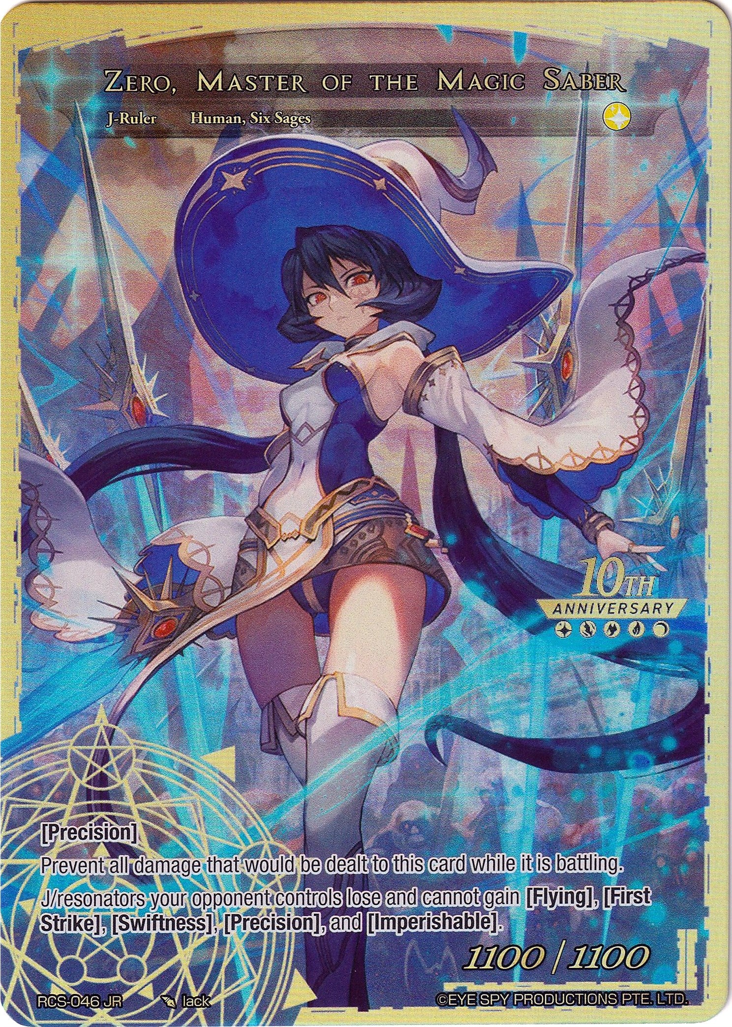 Zero, Six Sage of Light // Zero, Master of the Magic Saber (RCS-046 JR) [10th Anniversary: Ruler Collection Set] | Jomio and Rueliete's Cards and Comics