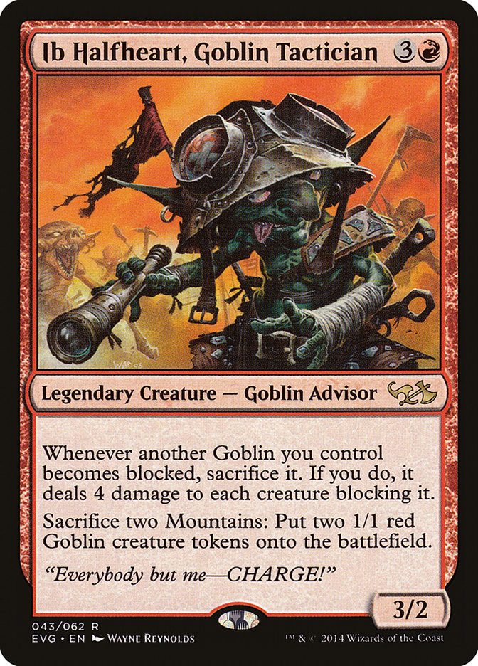Ib Halfheart, Goblin Tactician (Elves vs. Goblins) [Duel Decks Anthology] | Jomio and Rueliete's Cards and Comics