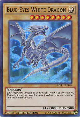 Blue-Eyes White Dragon [MVP1-ENSV4] Ultra Rare | Jomio and Rueliete's Cards and Comics