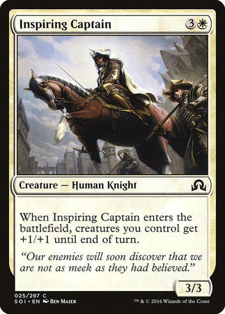 Inspiring Captain [Shadows over Innistrad] | Jomio and Rueliete's Cards and Comics