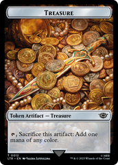 The Monarch // Treasure Double-Sided Token [The Lord of the Rings: Tales of Middle-Earth Commander Tokens] | Jomio and Rueliete's Cards and Comics