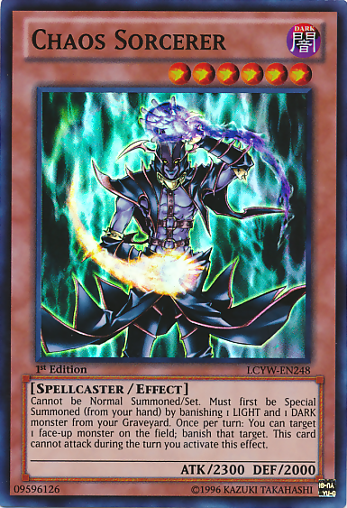 Chaos Sorcerer [LCYW-EN248] Super Rare | Jomio and Rueliete's Cards and Comics