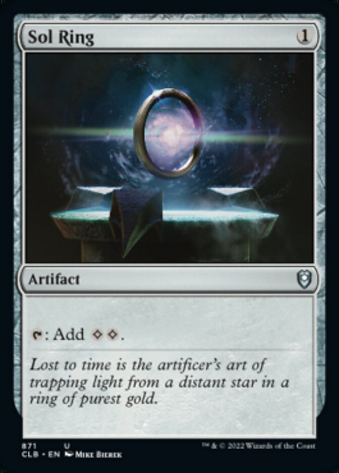 Sol Ring [Commander Legends: Battle for Baldur's Gate] | Jomio and Rueliete's Cards and Comics