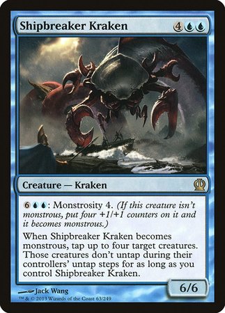 Shipbreaker Kraken [Theros] | Jomio and Rueliete's Cards and Comics