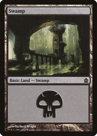 Swamp (310) [Commander 2011] | Jomio and Rueliete's Cards and Comics