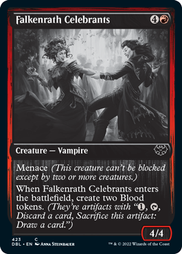 Falkenrath Celebrants [Innistrad: Double Feature] | Jomio and Rueliete's Cards and Comics