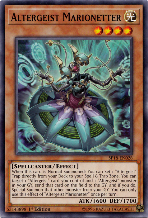 Altergeist Marionetter [SP18-EN028] Common | Jomio and Rueliete's Cards and Comics