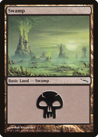 Swamp (296) [Mirrodin] | Jomio and Rueliete's Cards and Comics