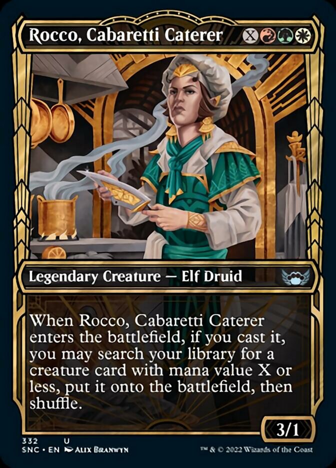 Rocco, Cabaretti Caterer (Showcase Golden Age) [Streets of New Capenna] | Jomio and Rueliete's Cards and Comics