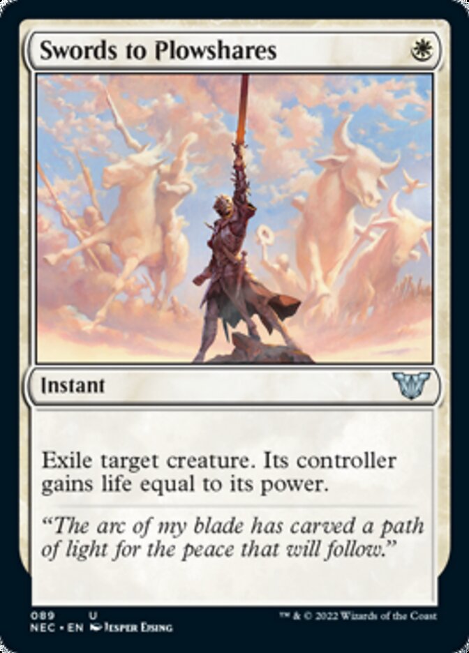 Swords to Plowshares [Kamigawa: Neon Dynasty Commander] | Jomio and Rueliete's Cards and Comics