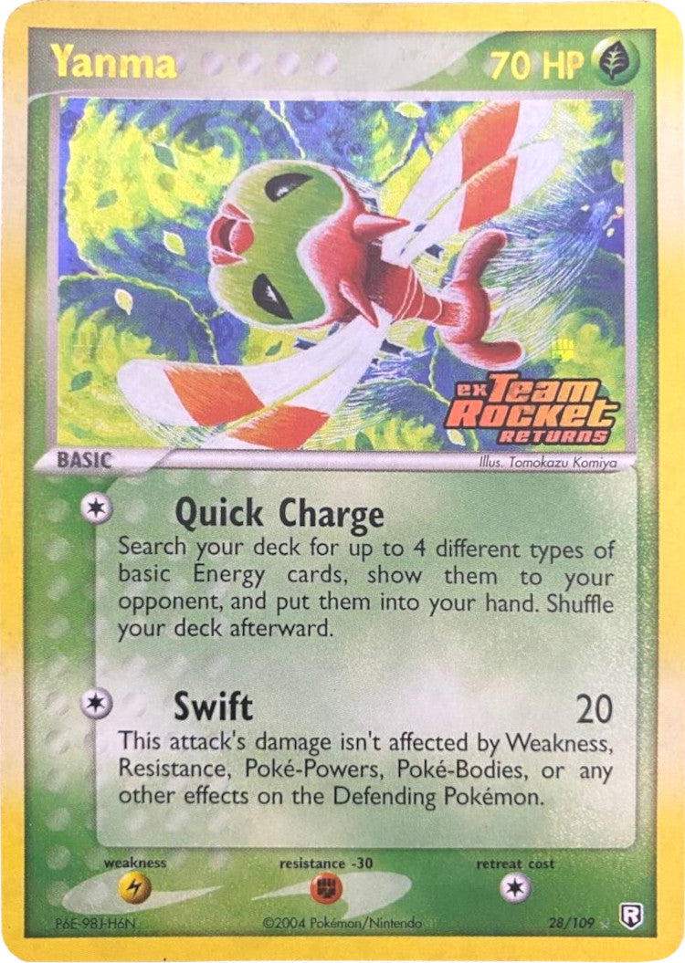 Yanma (28/109) (Stamped) [EX: Team Rocket Returns] | Jomio and Rueliete's Cards and Comics