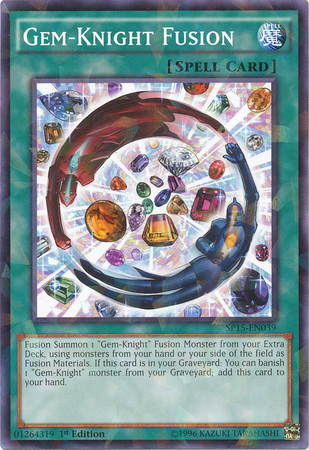 Gem-Knight Fusion [SP15-EN039] Shatterfoil Rare | Jomio and Rueliete's Cards and Comics