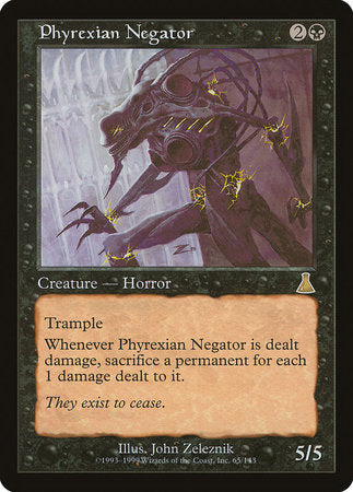 Phyrexian Negator [Urza's Destiny] | Jomio and Rueliete's Cards and Comics