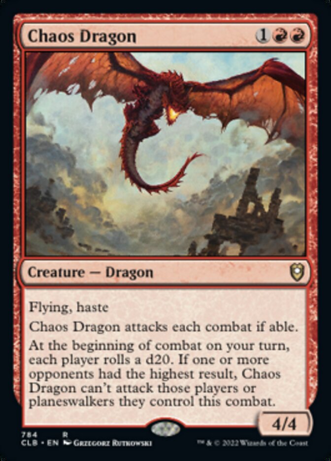Chaos Dragon [Commander Legends: Battle for Baldur's Gate] | Jomio and Rueliete's Cards and Comics