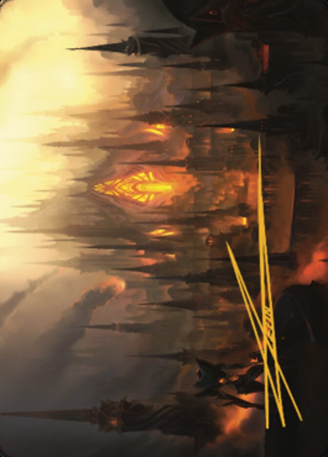 Mishra's Foundry Art Card (Gold-Stamped Signature) [The Brothers' War Art Series] | Jomio and Rueliete's Cards and Comics