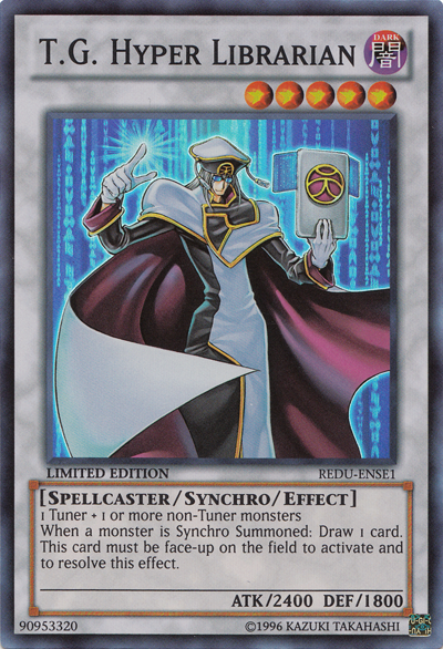 T.G. Hyper Librarian [REDU-ENSE1] Super Rare | Jomio and Rueliete's Cards and Comics