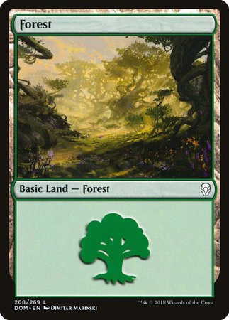 Forest (268) [Dominaria] | Jomio and Rueliete's Cards and Comics
