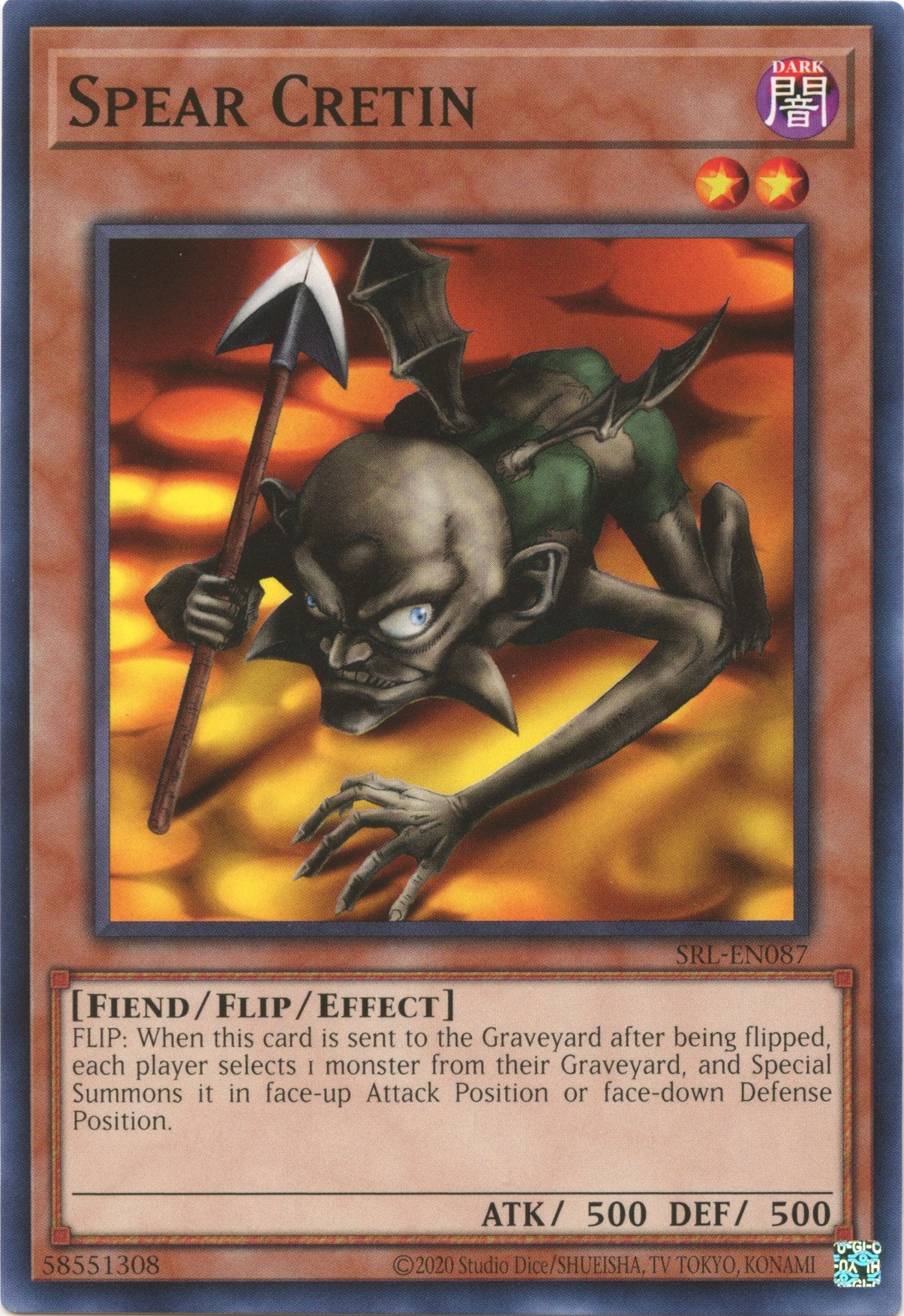 Spear Cretin (25th Anniversary) [SRL-EN087] Common | Jomio and Rueliete's Cards and Comics