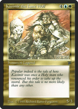 Kasimir the Lone Wolf [Legends] | Jomio and Rueliete's Cards and Comics