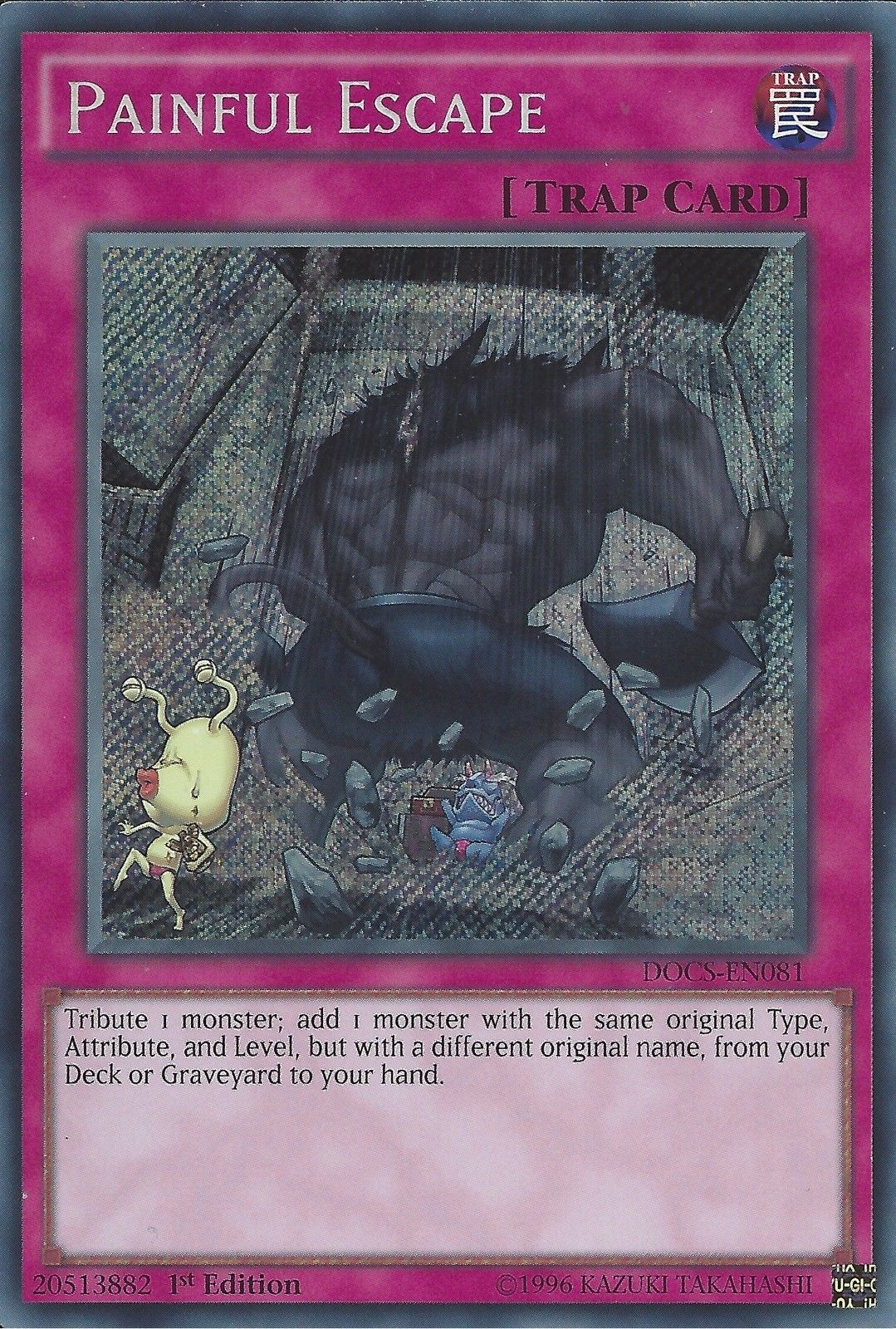 Painful Escape [DOCS-EN081] Secret Rare | Jomio and Rueliete's Cards and Comics