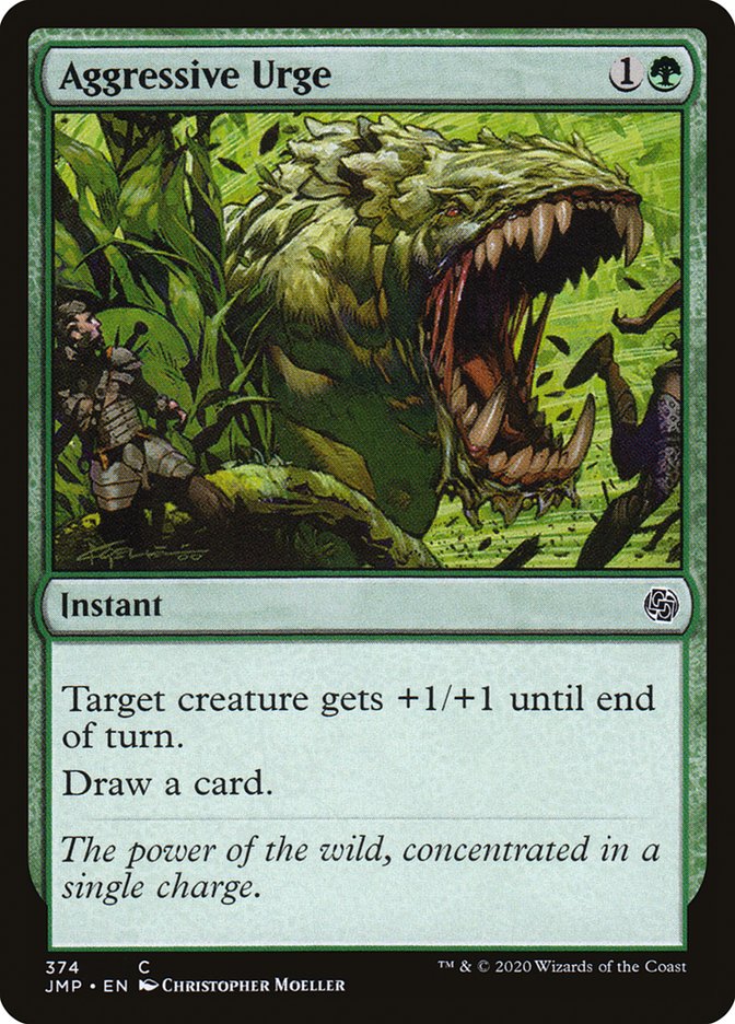 Aggressive Urge [Jumpstart] | Jomio and Rueliete's Cards and Comics