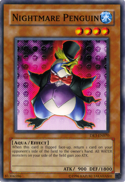 Nightmare Penguin [DR3-EN070] Common | Jomio and Rueliete's Cards and Comics